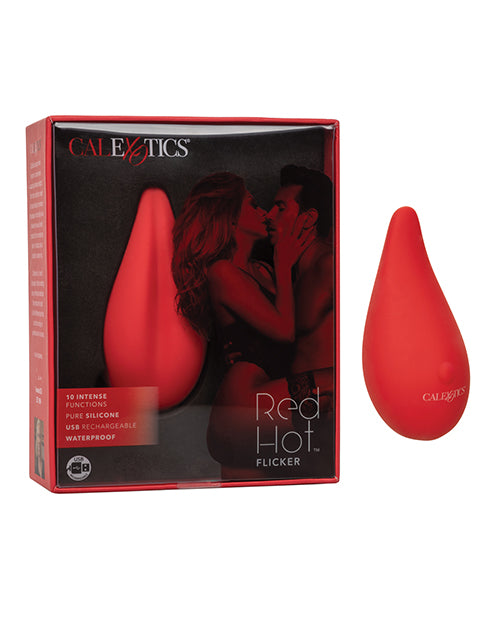 California Exotic Novelties Red Hot Flicker Vibrator - 10 Functions