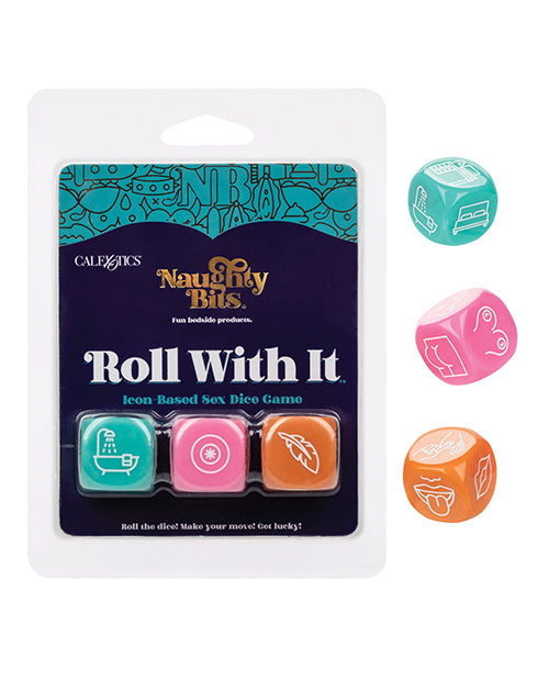 California Exotic Novelties SE-4410-77-2 Naughty Bits Sex Dice, 3pc Plastic