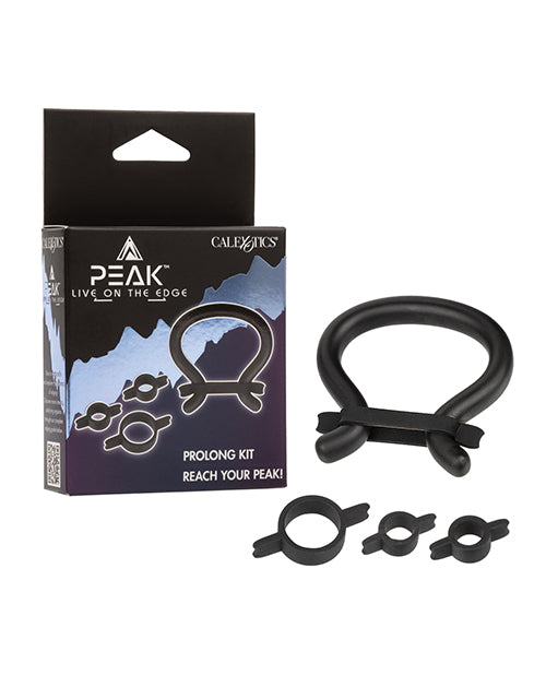 California Exotic Novelties SE-5400-50-3 Peak Prolong Kit, Black Silicone