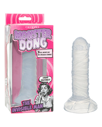 California Exotic Novelties Invisible Man Monster Dong, Clear Silicone