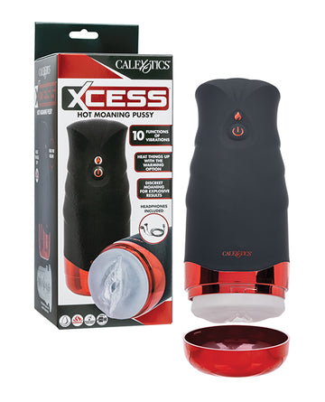 California Exotic Novelties Xcess Hot Moaning Pussy Vibrator with Sound