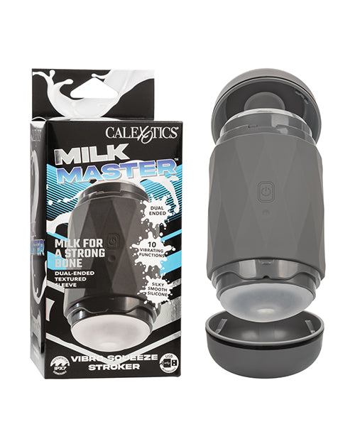 California Exotic Novelties Milk Master Vibro Squeeze Stroker, 10 Functions