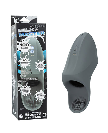 California Exotic Novelties Milk Master Rechargeable Squeeze & Please Adult Toy