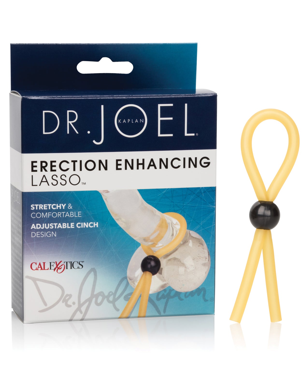 California Exotic Novelties Erection Enhancing Lasso Rings, Ivory, 4.75"