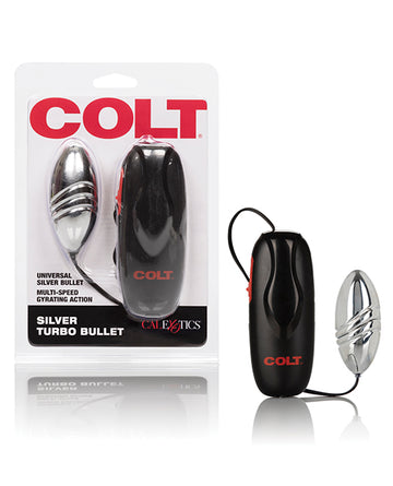 California Exotic Novelties SE-6890-30-2 COLT Turbo Bullet, Silver Vibrator