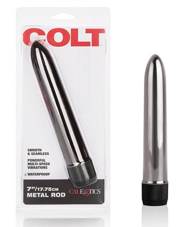California Exotic Novelties COLT 7-Inch Metal Rod Multi-Speed Vibrator