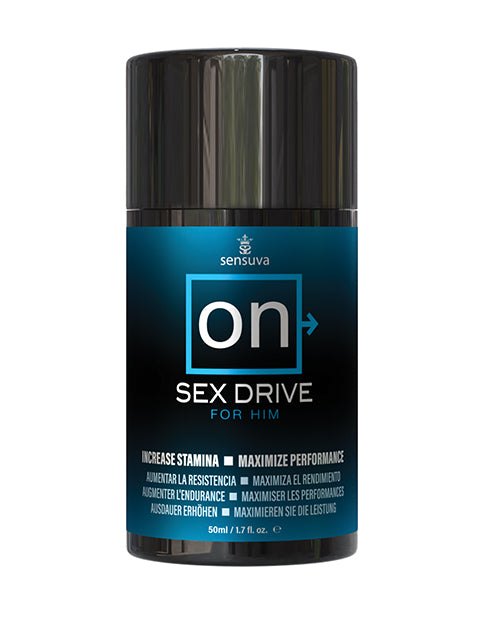 Sensuva VL150-ML ON for Him Sex Drive Cream, 1.7 oz Bottle