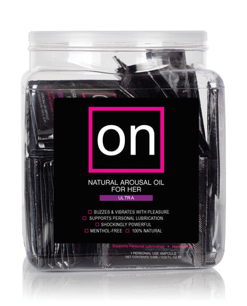 Sensuva On For Her Arousal Oil Ultra, 75 Single-Use Ampoules