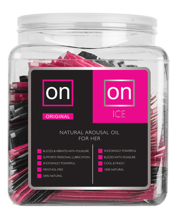 Sensuva ON for Her Arousal Gel, Original & Ice, 75 Count Ampules