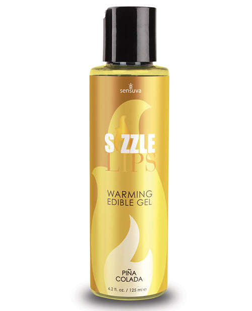 Sensuva VL 445 Sizzle Lips Warming Gel, 4.2 oz Pina Colada