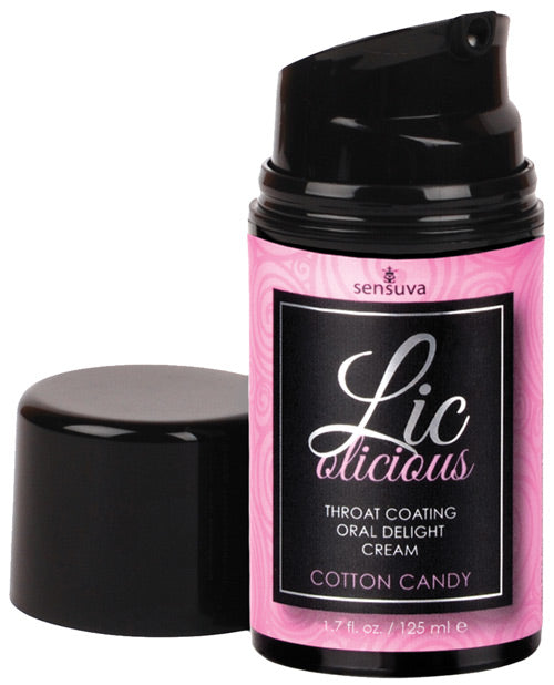 Sensuva Lic-o-licious Throat Coating Oral Delight Cream, Cotton Candy, 1.7 fl.oz