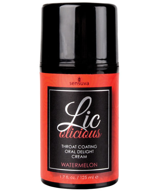 Sensuva Lic O Licious Throat Coating Oral Delight Cream, Watermelon, 1.7 oz