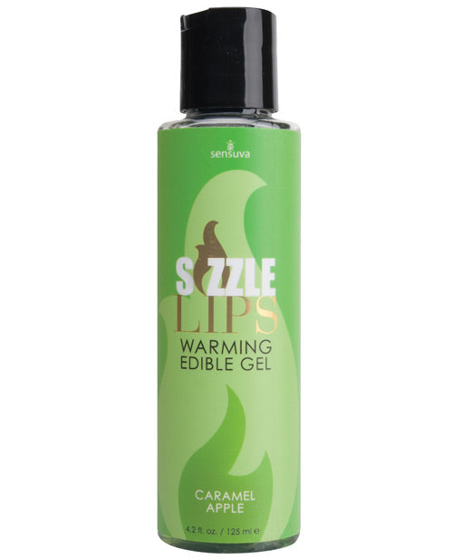 Valencia Naturals VL 494 Sizzle Lips Warming Gel, Caramel Apple, 4.2 oz