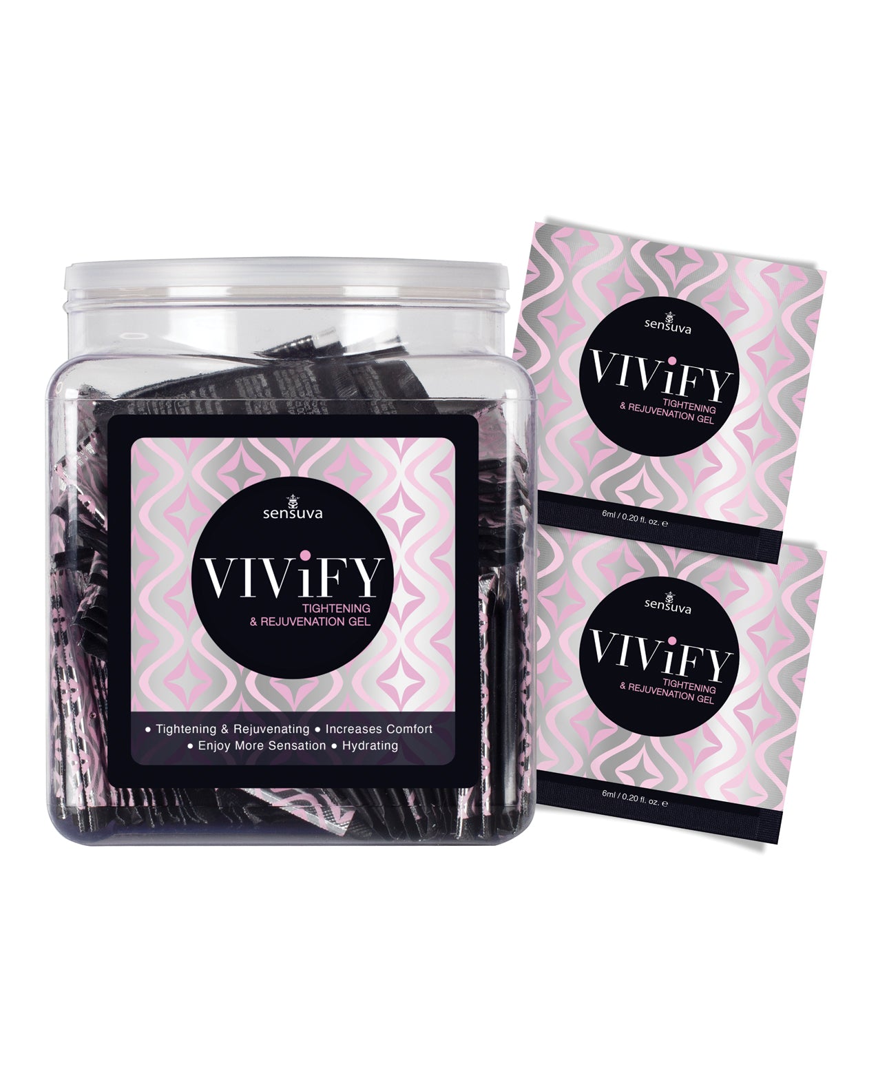 Sensuva VIViFY Tightening & Rejuvenation Gel, 100 Single-Use Packets