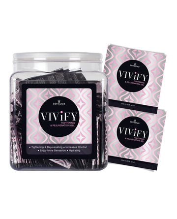 Sensuva VIViFY Tightening & Rejuvenation Gel, 100 Single-Use Packets