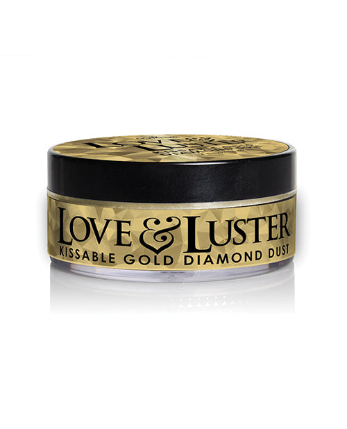 Sensuva Love & Luster Kissable Gold Diamond Dust Jar, 2 oz.