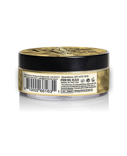 Sensuva Love & Luster Kissable Gold Diamond Dust Jar, 2 oz.
