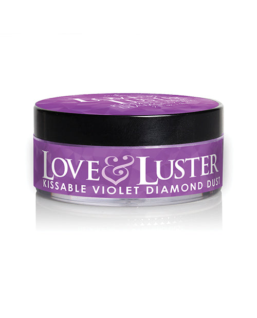 Sensuva Love & Luster Kissable Violet Diamond Dust Jar, 2 oz.