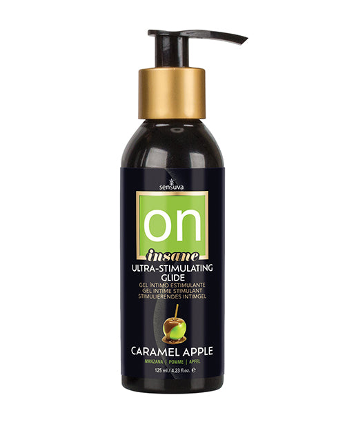Sensuva VL584-ML ON Insane Ultra Stimulating Glide, 4.23 oz Caramel Apple