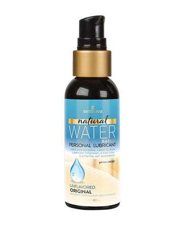 Sensuva VL700-ML Natural Water Based Personal Lubricant, 2 oz Unscented