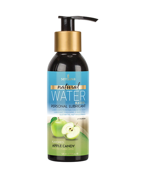 Sensuva VL707-ML Natural Water Based Personal Moisturizer, 4.23 oz Apple Candy