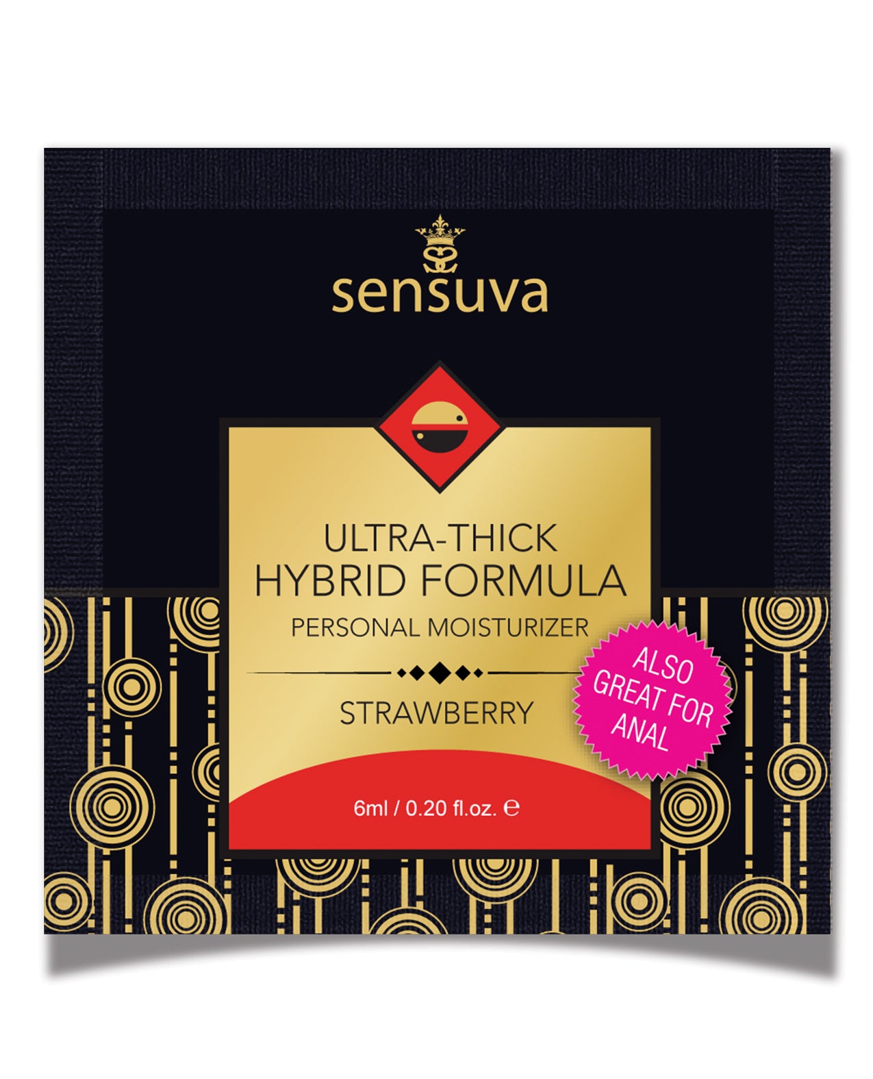 Sensuva VL 761 Ultra Thick Hybrid Personal Moisturizer, 6 ml Strawberry