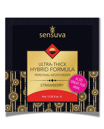 Sensuva VL 761 Ultra Thick Hybrid Personal Moisturizer, 6 ml Strawberry