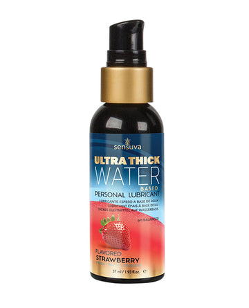 Sensuva Ultra Thick Water Based Personal Moisturizer, Strawberry, 1.93 oz