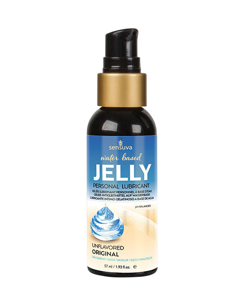 Sensuva Jelly Natural Water-Based Personal Lubricant, 2 oz.