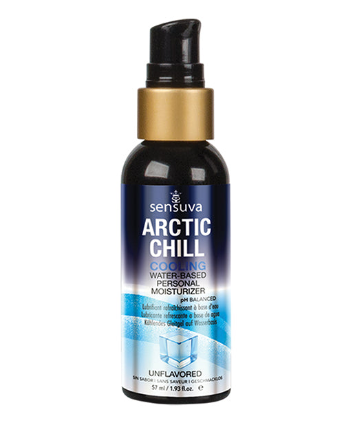 Sensuva VL101-ML Arctic Chill Cooling Personal Moisturizer, 2 oz Water-Based
