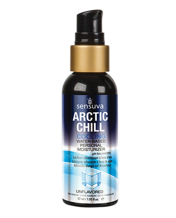 Sensuva VL101-ML Arctic Chill Cooling Personal Moisturizer, 2 oz Water-Based