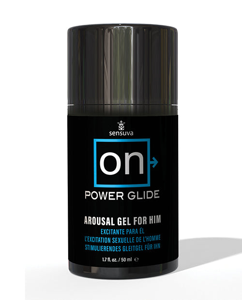 Sensuva ON Power Glide for Him, Fast-Acting Male Enhancement Gel