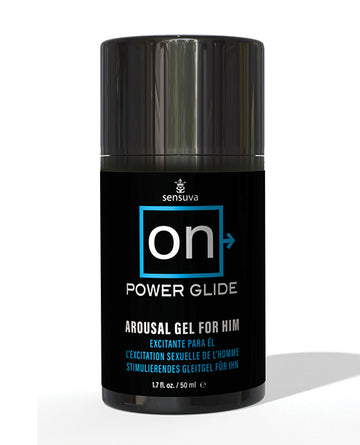 Sensuva ON Power Glide for Him, Fast-Acting Male Enhancement Gel