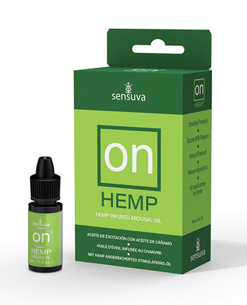 Sensuva VL175-M ON Hemp Arousal Oil, 5 ml Essential Oil Blend