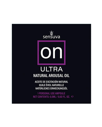 Sensuva Valencia Naturals ON Ultra Arousal Oil - Single Use Ampoule