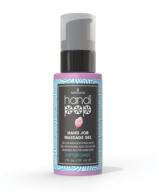 Sensuva VL382 HandiPop Hand Job Massage Gel, 2 oz, Cotton Candy