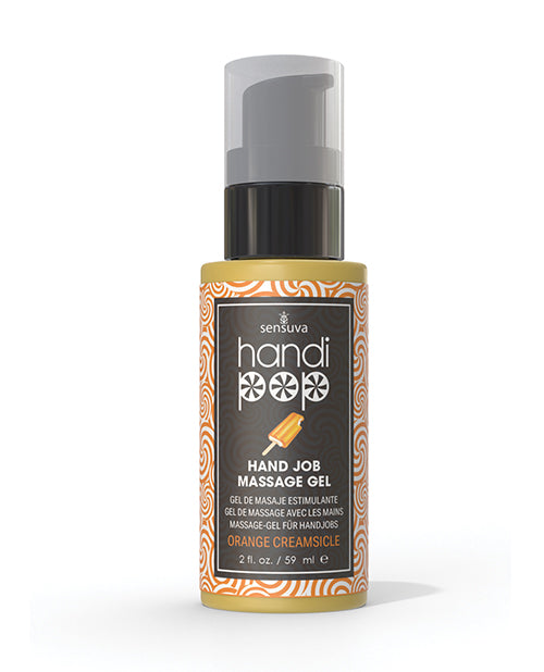 Sensuva VL385 HandiPop Hand Job Massage Gel, 2 oz Orange Creamsicle