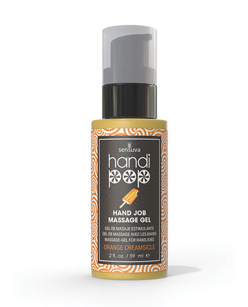 Sensuva VL385 HandiPop Hand Job Massage Gel, 2 oz Orange Creamsicle