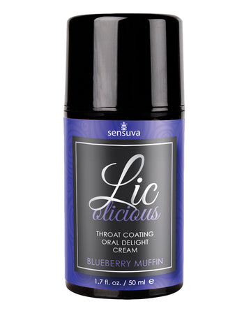 Sensuva VL471 Oral Delight Cream, 1.7 oz Blueberry Muffin