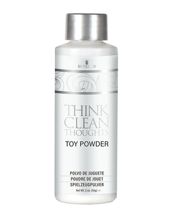 Sensuva VL481 Think Clean Thoughts Toy Powder, 2 oz, Fragrance-Free