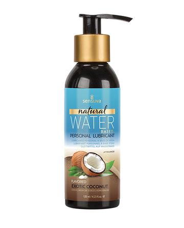 Sensuva Valencia Naturals VL611-ML Natural Water Based Personal Lubricant, 4 oz