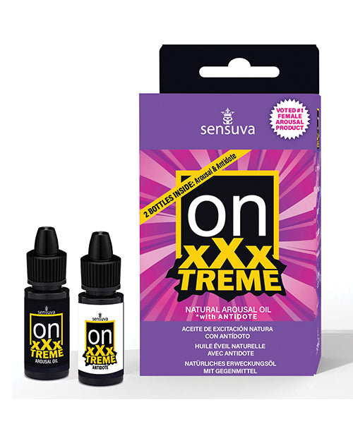 Sensuva VL820-ML ON XXXtreme Arousal Oil, 5ml, 2 Bottles