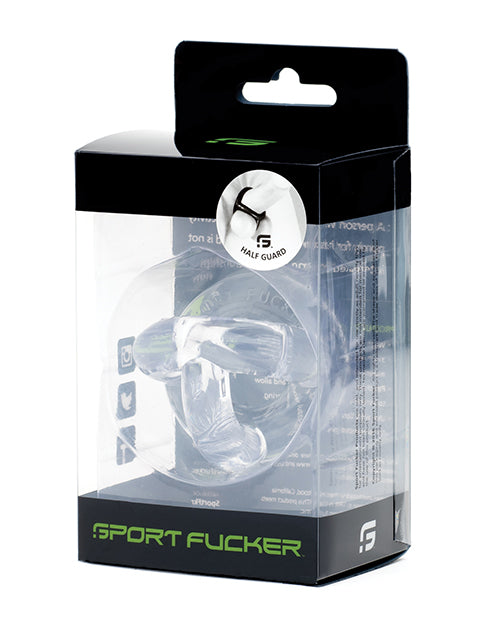 665, Inc 10815 Sport Fucker Half Guard, Clear Silicone/TPR
