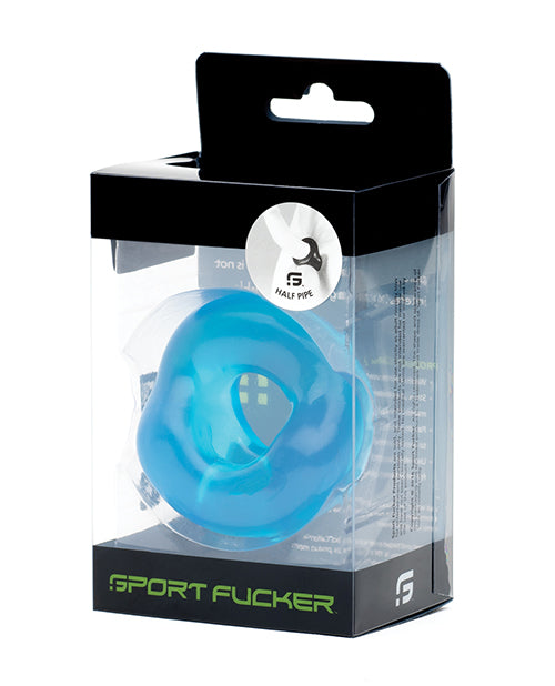 665, Inc 11689 Sport Fucker Half Pipe, Ice Blue TPR