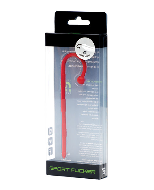 665, Inc 11744 Ultra Sound Urethral Dilator, Red, Silicone
