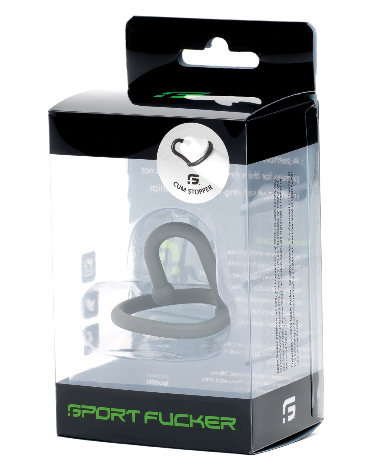 665, Inc 12699 Sport Fucker Cum Stopper, Medical-Grade Silicone