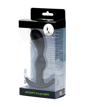 665, Inc 12797 Sport Fucker CrossFit Plug, Black TPR