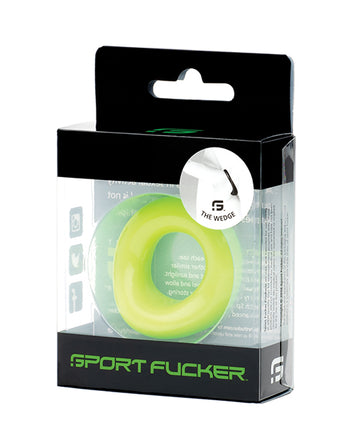 665, Inc 13028 Sport Fucker Wedge, Green Silicone TPR Stretchable