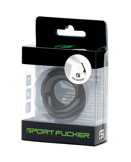 665, Inc 19751 Sport Fucker The Wedge, Silicone, Black