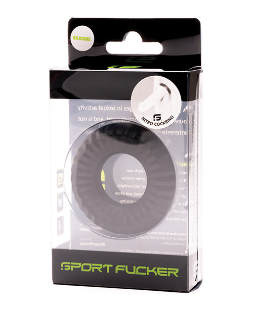 665, Inc 20338 Nitro Ring, Black Silicone